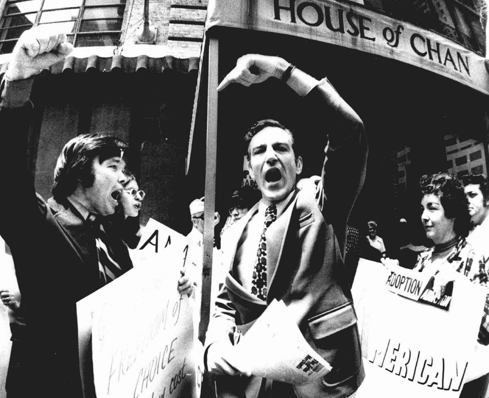 1973: Abortion protest